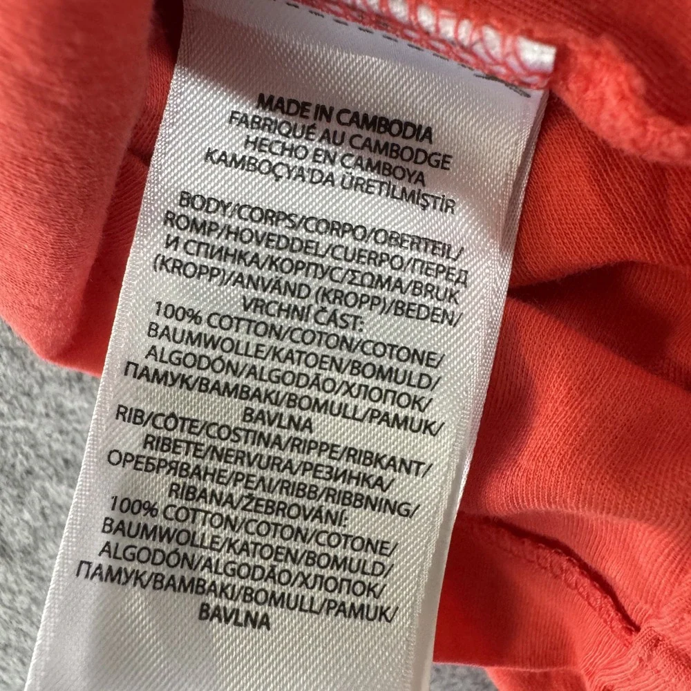 Polo Ralph Lauren Classic Fit Polo Shirt Large Coral Orange Cotton Mesh